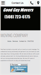 Mobile Screenshot of goodguymoversboston.com